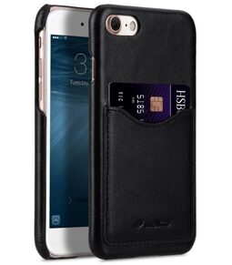Melkco Premium Leather Card Slot Snap Cover for Apple iPhone 7 / 8 (4.7") - (Black) Ver.2