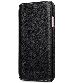 Melkco Premium Leather Face Cover Book Type Case for Apple iPhone 7 / 8 (4.7")- Black LC