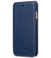 Melkco Premium Leather Face Cover Book Type Case for Apple iPhone 7 / 8 (4.7") - (Dark Blue LC)