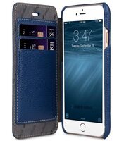 Melkco Premium Leather Face Cover Book Type Case for Apple iPhone 7 / 8 (4.7") - (Dark Blue LC)