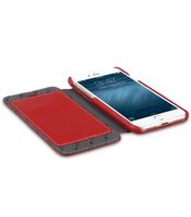 Melkco Premium Leather Face Cover Book Type Case for Apple iPhone 7 / 8 (4.7") - (Red LC)