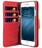 Melkco PU Leather Case for Apple iPhone 7 / 8 (4.7") - Alphard Type (Red PU)