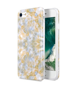 Melkco Back Snap Series Marble Jacket Case for Apple iPhone 7 / 8 (4.7") - (Yellow Mist)