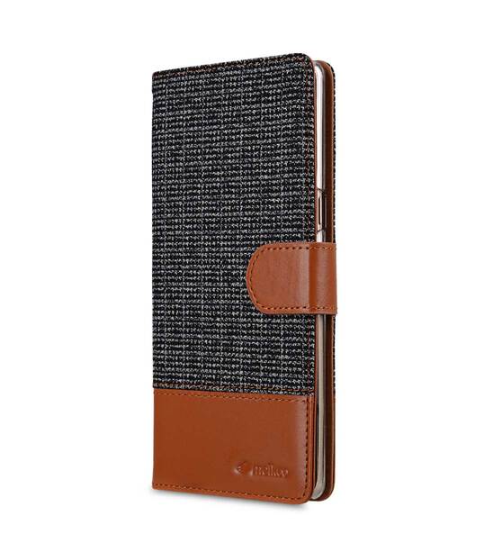 Holmes Series Find Grid Premium Leather Case for Samsung 