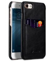 Melkco Mini PU Leather Card Slot Snap Cover forne Apple iPhone 7 / 8 (4.7") - (Black) Ver.2