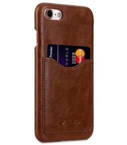 Melkco Mini PU Leather Card Slot Snap Cover forne Apple iPhone 7 / 8 (4.7") - (Brown) Ver.2