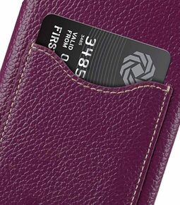 Melkco Premium Leather Card Slot Back Cover for Samsung Galaxy Note 8 - (Purple LC)Ver.2