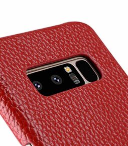 Melkco Premium Leather Card Slot Back Cover for Samsung Galaxy Note 8 - (Red LC)Ver.2