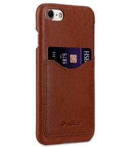 Melkco Premium Leather Card Slot Snap Cover for Apple iPhone 7 / 8 (4.7") - (Orange Brown) Ver.2