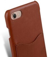 Melkco Premium Leather Card Slot Snap Cover for Apple iPhone 7 / 8 (4.7") - (Orange Brown) Ver.2