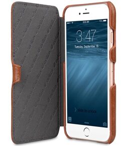 Melkco PU Leather Booka Type Case for Apple iPhone 7 / 8 (4.7")- (Brown CH PU)