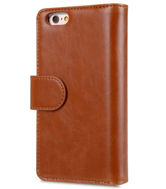 Melkco Mini Wallet Plus PU Leather Case For Apple iPhone 6s / 6 (4.7") - Brown PU
