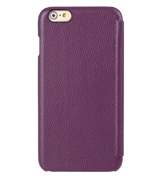 Melkco Premium Leather Cases for Apple iPhone 6 (5.5") - Face Cover Book Type (Ver.3) (Purple LC)