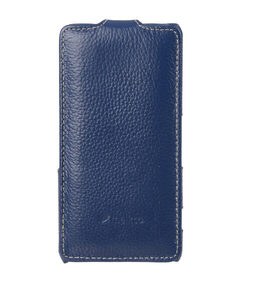 Melkco Premium Leather Case for Sony Xperia Z3 Compact / Z3 Mini- Jacka Type (Dark Blue LC)