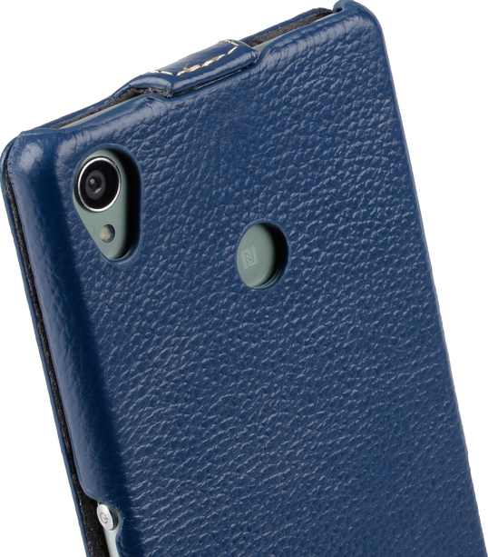 Melkco Premium Leather Case for Sony Xperia Z3 D6653 - Jacka Type (Dark Blue LC)