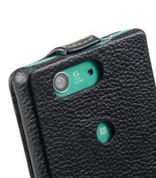 Melkco Premium Leather Case for Sony Xperia Z3 Compact / Z3 Mini- Jacka Type (Black LC)