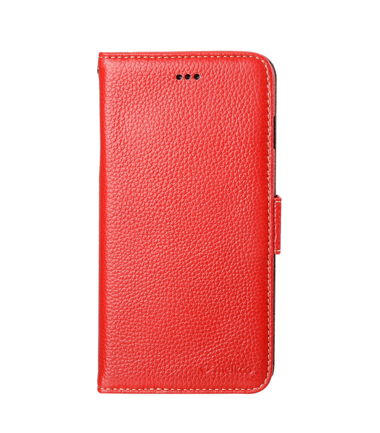 Melkco Premium Leather Cases for Apple iPhone 6 (5.5") - Wallet Book Type (Red LC)