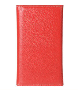 Melkco Premium Leather Case for Apple iPhone 5S/5 /SE– Folio Book Type (Red LC)