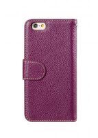 Melkco Premium Leather Cases for Apple iPhone 6 (4.7") - Wallet Book Type (Purple LC)