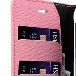 Melkco Fashion Cocktail Series slim Filp Case for Apple iPhone 7 Plus(5.5') (Pink Cross pattern)