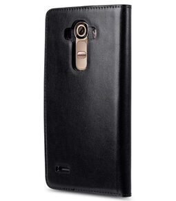 Melkco Mini PU Cases for LG Optimus G4 - Herman Series (Black PU)