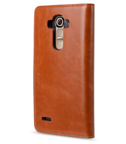 Melkco Mini PU Cases for LG Optimus G4 - Herman Series (Traditional Vintage Brown PU)