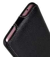 Melkco Jacka Series Lai Chee Pattern Premium Leather Jacka Type Crossbody Bag for Huawei Mate 9 Pro - ( Black LC )