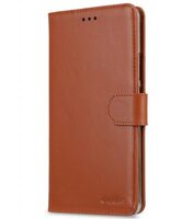 Melkco Premium Genuine Leather Case For Xiaomi Mi Max - Wallet Book Type With Stand Function (Traditional Vintage Brown)