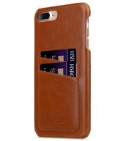 Melkco Mini PU Leather Snap Cover for Apple iPhone 7 / 8 Plus (5.5") - Dual Card Slots (Brown PU )