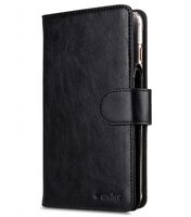 Melkco Mini PU Leather Case for Apple iPhone 7 / 8 Plus (5.5")- B-Wallet Book Type (Black)