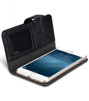 Melkco Mini PU Leather Case for Apple iPhone 7 / 8 Plus (5.5")- Wallet Book ID Slot Type (Black )
