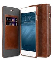Melkco Mini PU Leather Case for Apple iPhone 7 / 8 Plus(5.5") - Face Cover Book Type (Brown )
