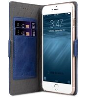 Melkco Mini PU Leather Case for Apple iPhone 7 / 8 Plus (5.5") - Locka Type (Dark Blue )