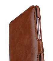 Melkco Crazy Horse PU Leather Booka Type Crossbody Bag for Huawei Mate 9 Pro - ( Brown CH )