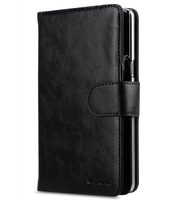 Melkco Mini PU Leather Case for Samsung Galaxy Note 7 - B-Wallet Book Type (Black )