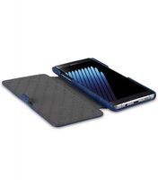 Melkco Mini PU Leather Case for Samsung Galaxy Note 7 - Booka Type (Dark Blue )