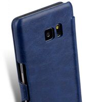 Melkco Mini PU Leather Case for Samsung Galaxy Note 7 - Booka Type (Dark Blue )