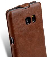 Melkco Mini PU Leather Case for Samsung Galaxy Note 7 - Jacka Type (Brown )