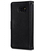 Melkco Mini PU Leather Case for Samsung Galaxy Note 7 - Wallet Book Type (Black LC)