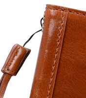 Melkco Premium Genuine Leather Kingston Style Case for Sharp Aquos Xx (SH404) - Brown Wax