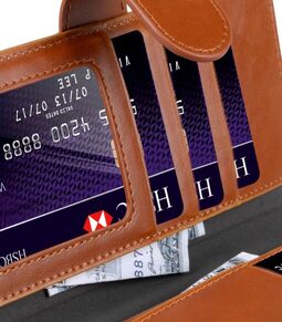 Melkco Mini Wallet Plus PU Leather Case For Samsung Galaxy S7 Edge- Brown PU