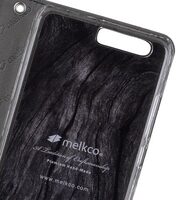 Melkco Mini PU Cases Wallet Book Clear Type for Huawei P10 - Black PU