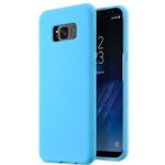 Melkco Aqua Silicone Case for Samsung Galaxy S8 Plus - ( Blue )