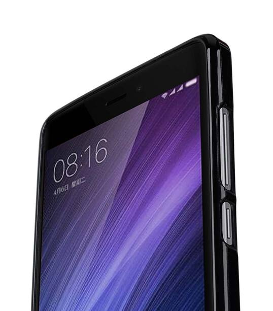 Poly Jacket TPU Case for Xiaomi Redmi 4 - (Black Mat)