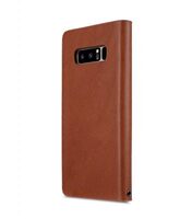 Melkco Fashion Cocktail Series Slim Flip Premium Leather Case for Samsung Galaxy Note 8 - (Italian Orange Brown)