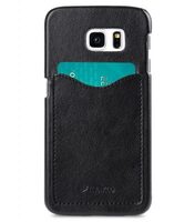 Melkco Mini PU Card Slot Snap Cover (Ver.2) for Samsung Galaxy S7 - Black PU