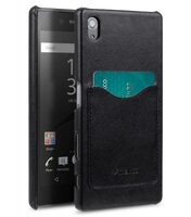 Melkco Mini PU Cases Card Slot Snap Cover (Ver.2) for Sony Xperia Z5 - Black PU