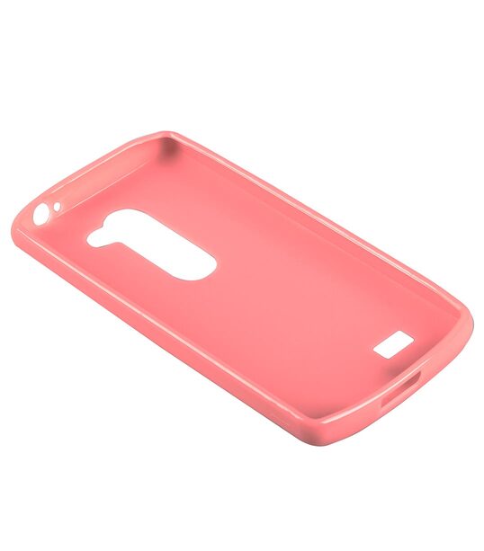 Melkco Poly Jacket TPU Cases for LG Leon - Pink