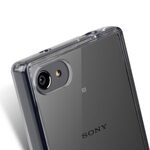 Melkco PolyUltima Cases for Sony Xperia Z5 Mini - Transparent Black (Without Screen Protector)