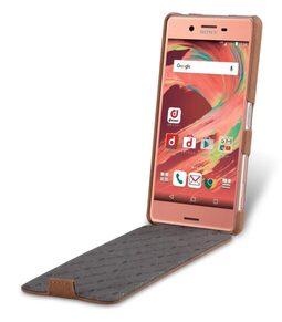 Melkco Premium Genuine Leather Jacka Type Case For Sony Xperia X Performance - Classic Vintage Brown